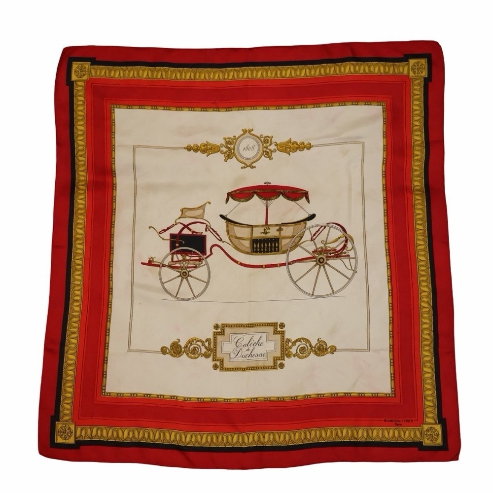 Vintage Bianchini Freire Paris Royal Square Scarf‎